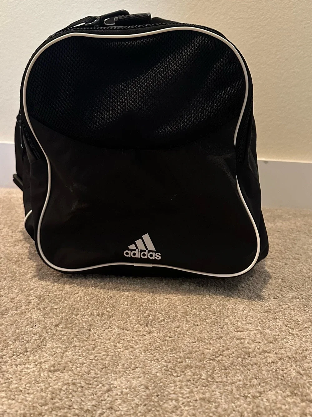 adidas Black Defender Duffle Bag